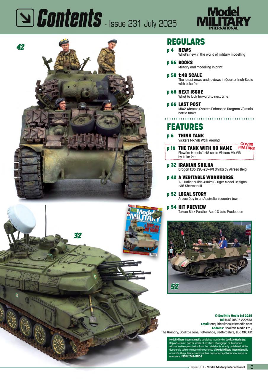 MIM: AFV Edition Preview Pages