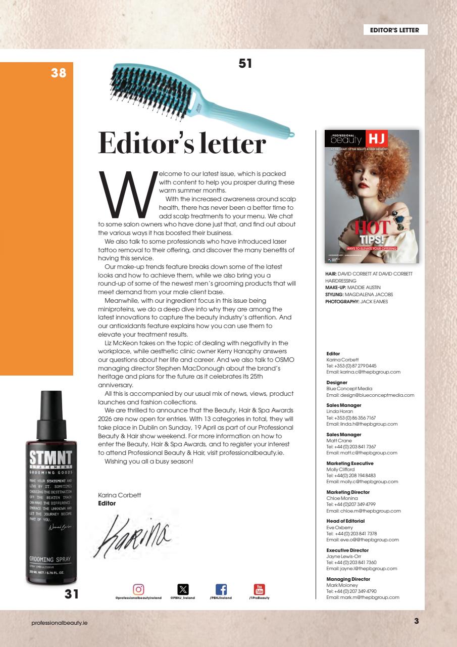 Professional Beauty & HJ Ireland Preview Pages
