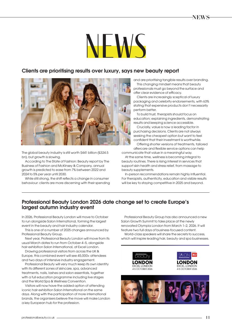 Professional Beauty Preview Pages