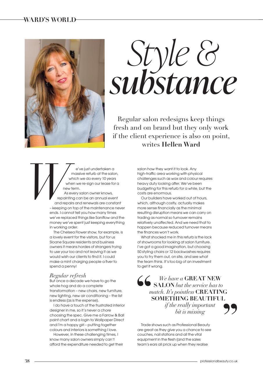 Professional Beauty Preview Pages