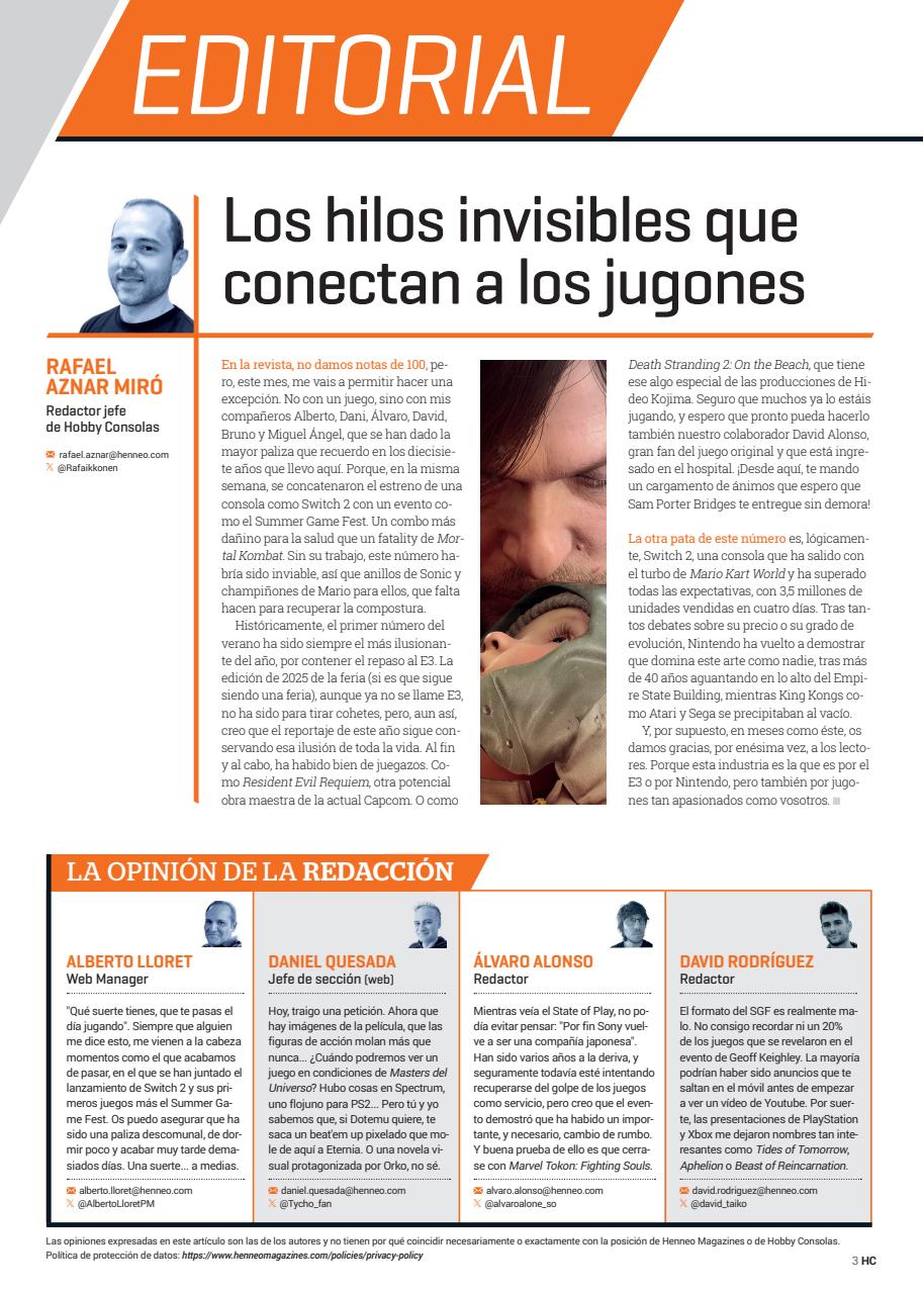 Hobby Consolas Preview Pages