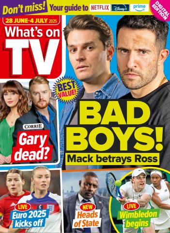 What's on TV issue 28 Jun 2025