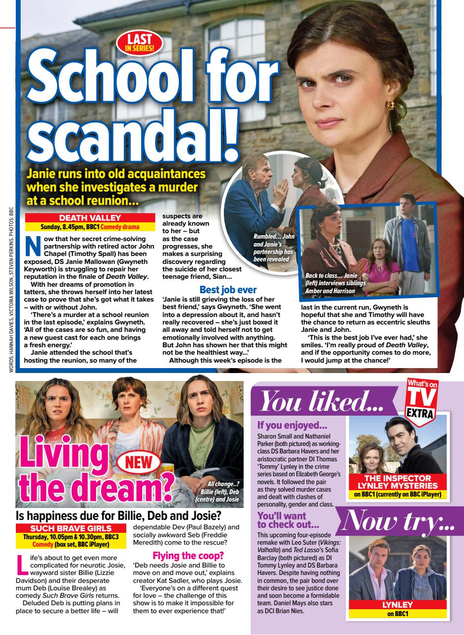 What's on TV Preview Pages