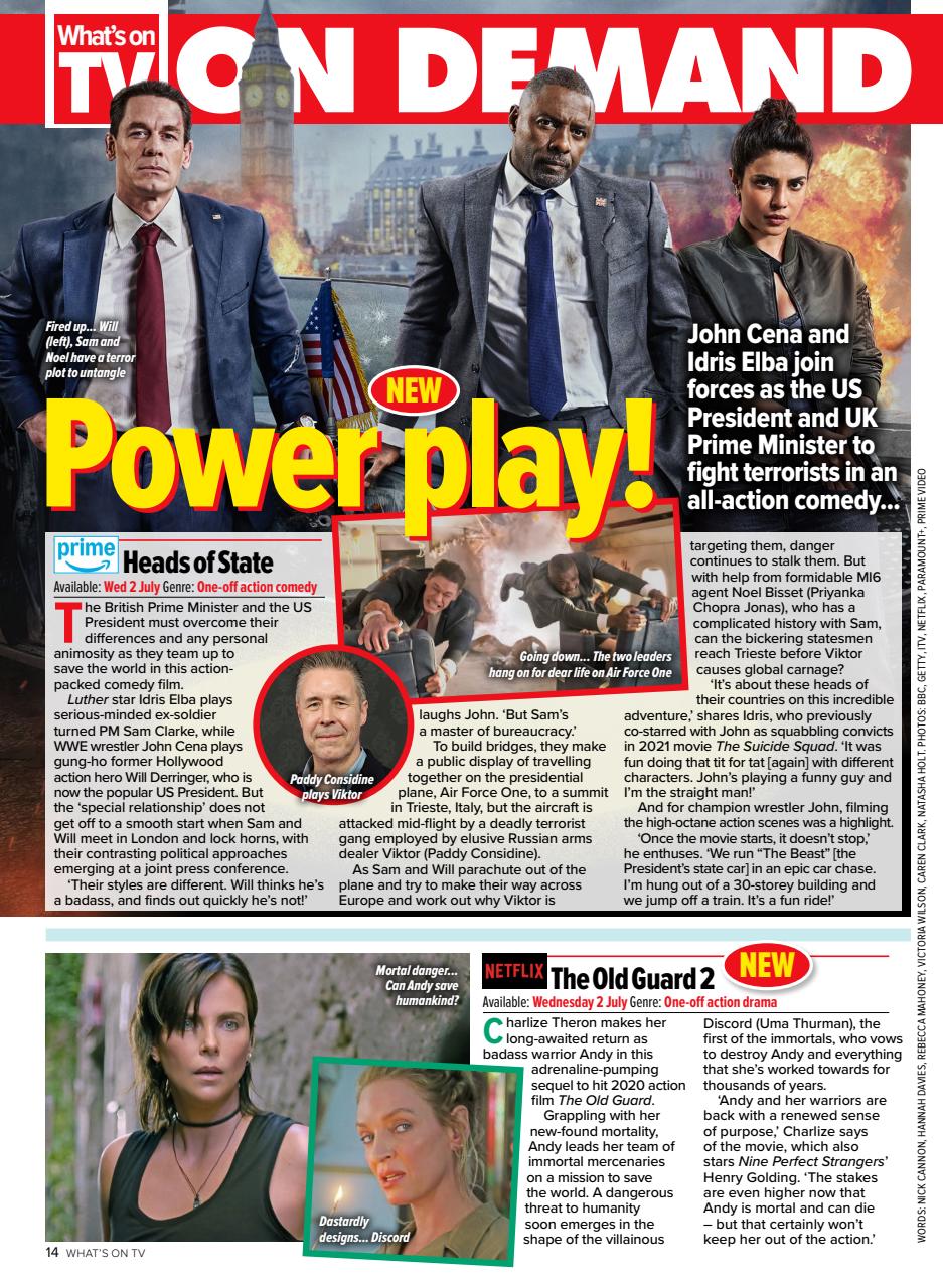 What's on TV Preview Pages