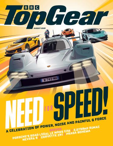 BBC Top Gear Magazine issue August 2025