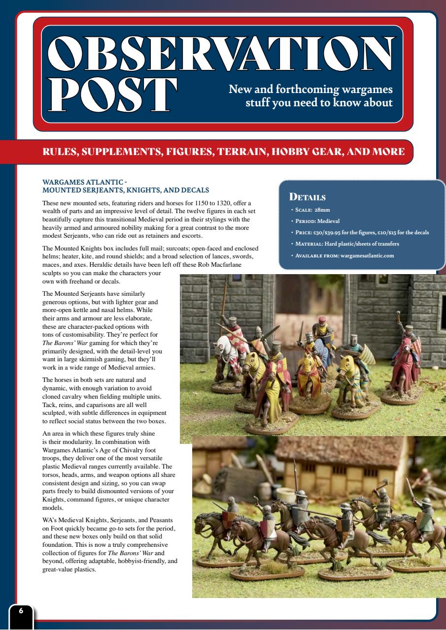 Wargames Illustrated Preview Pages