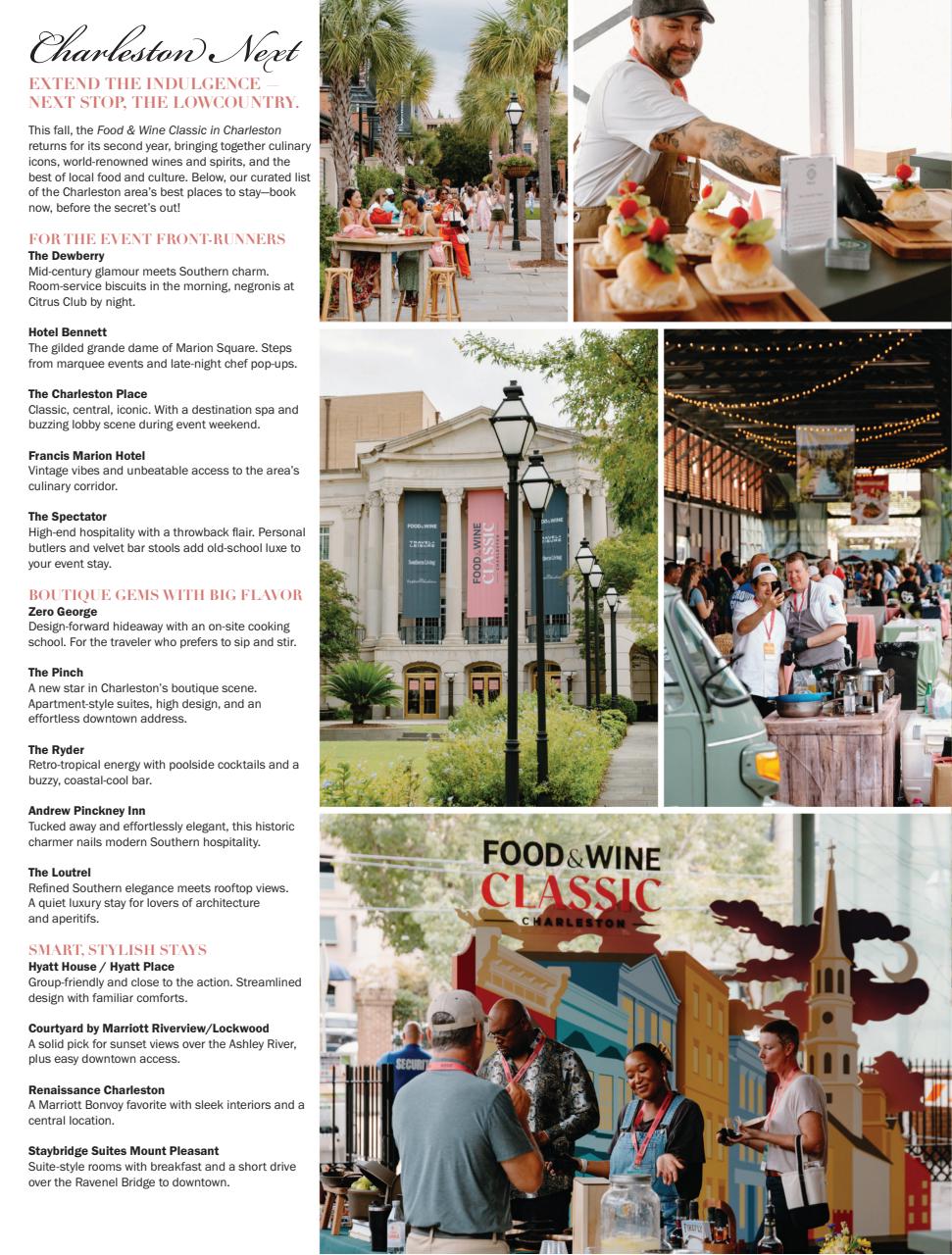 Food & Wine Preview Pages