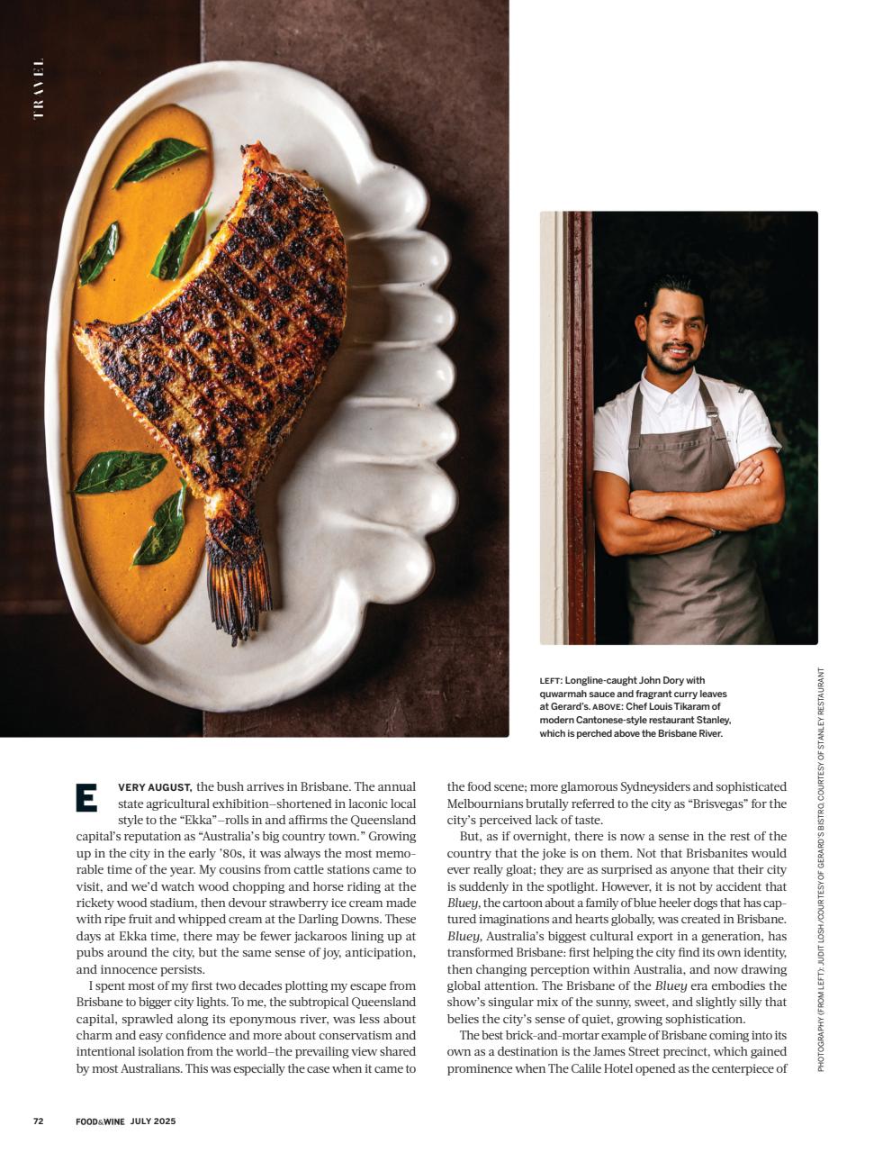Food & Wine Preview Pages