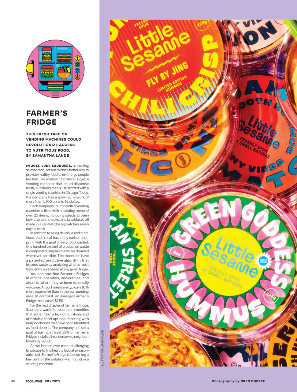 Food & Wine Preview Pages