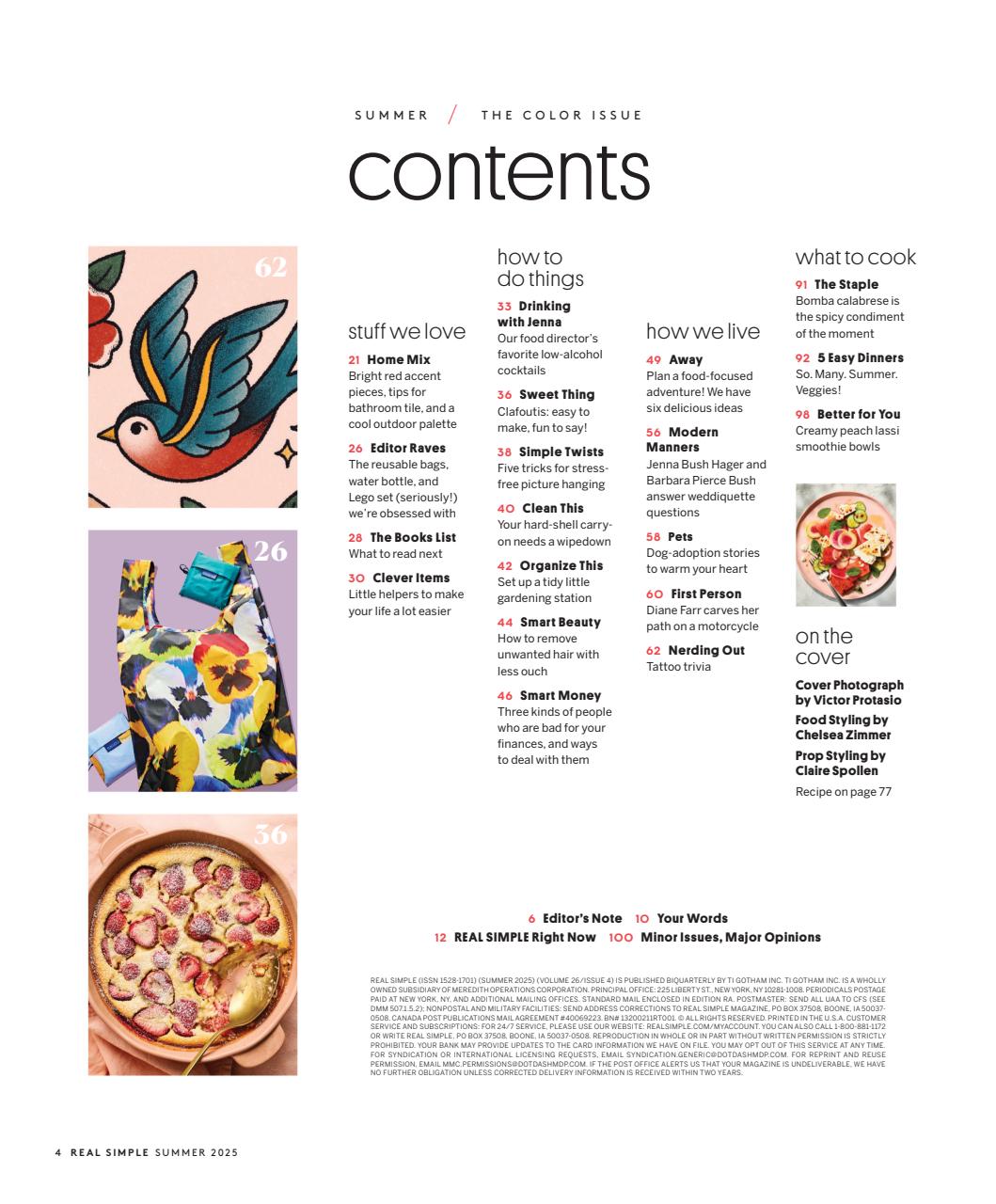 Real Simple Preview Pages