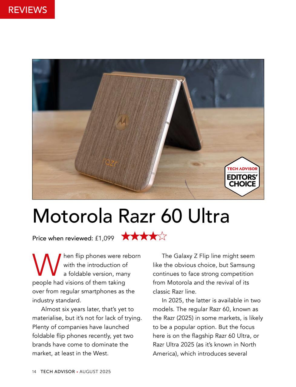 Tech Advisor Preview Pages