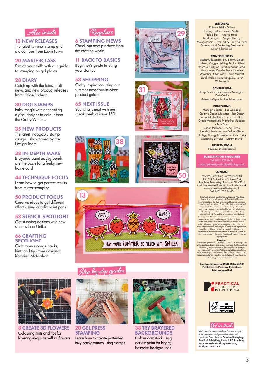 Creative Stamping Preview Pages