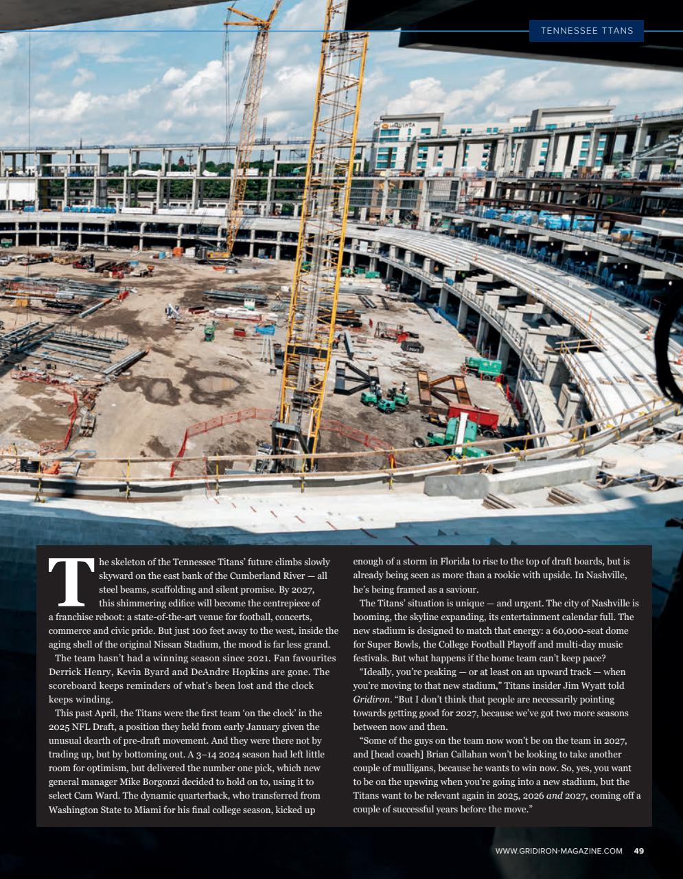 Gridiron Preview Pages