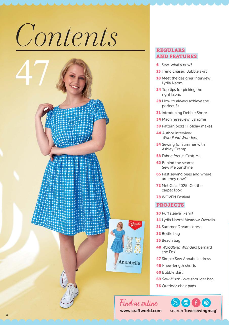 Love Sewing Preview Pages