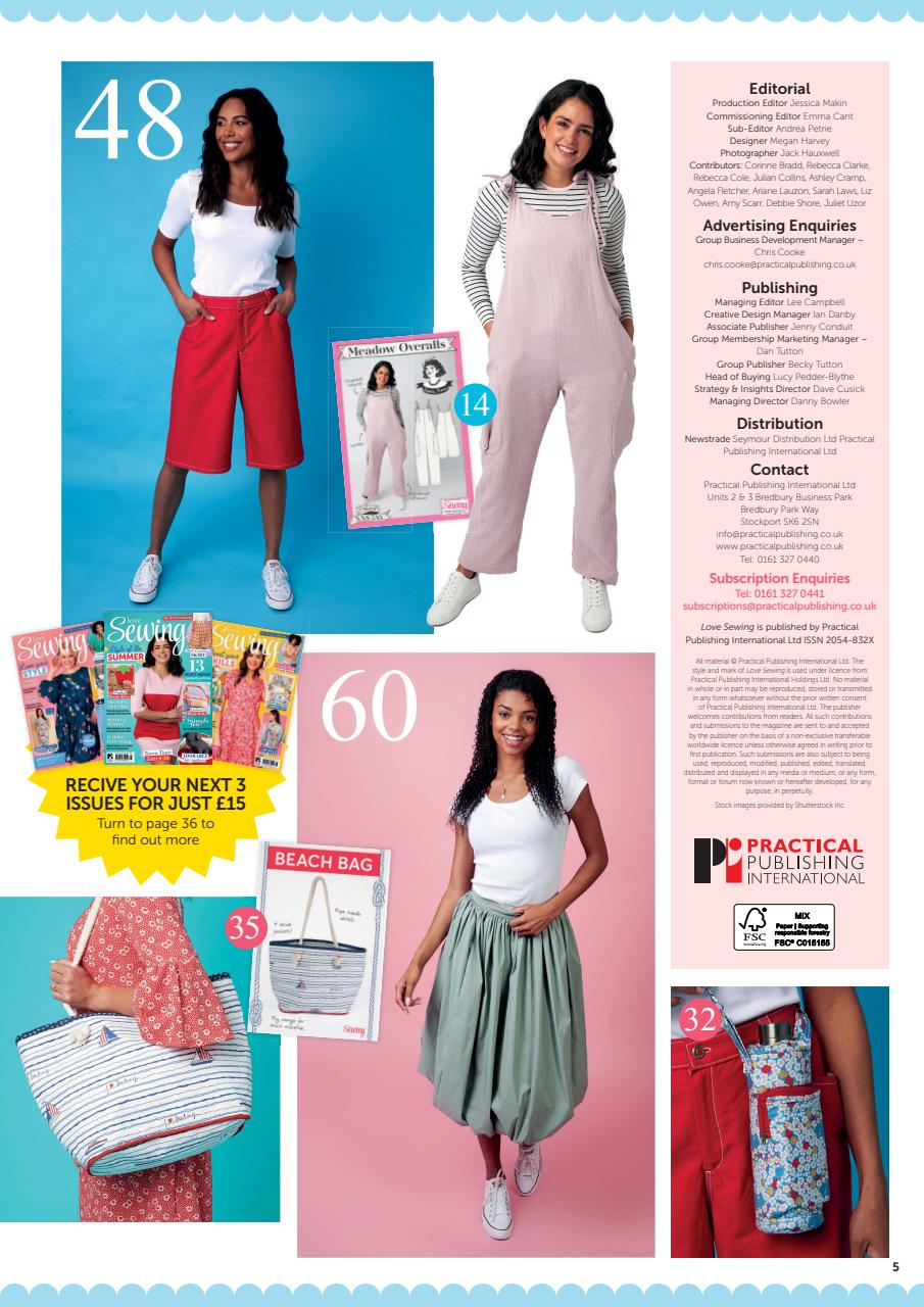 Love Sewing Preview Pages