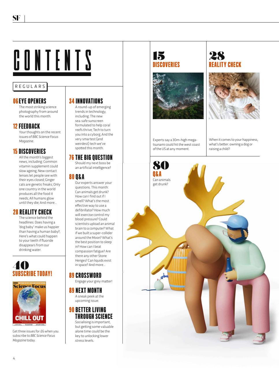 BBC Science Focus Magazine Preview Pages