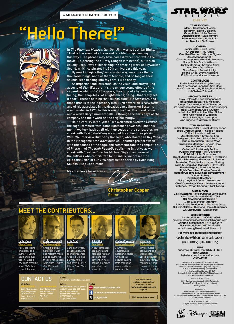 Star Wars Insider Preview Pages