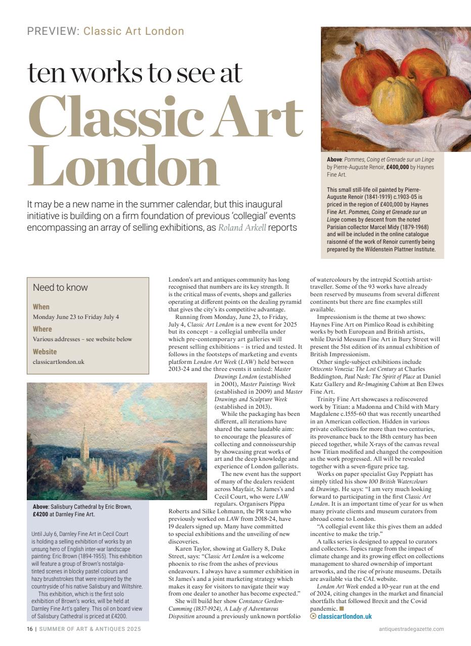 Antiques Trade Gazette Preview Pages