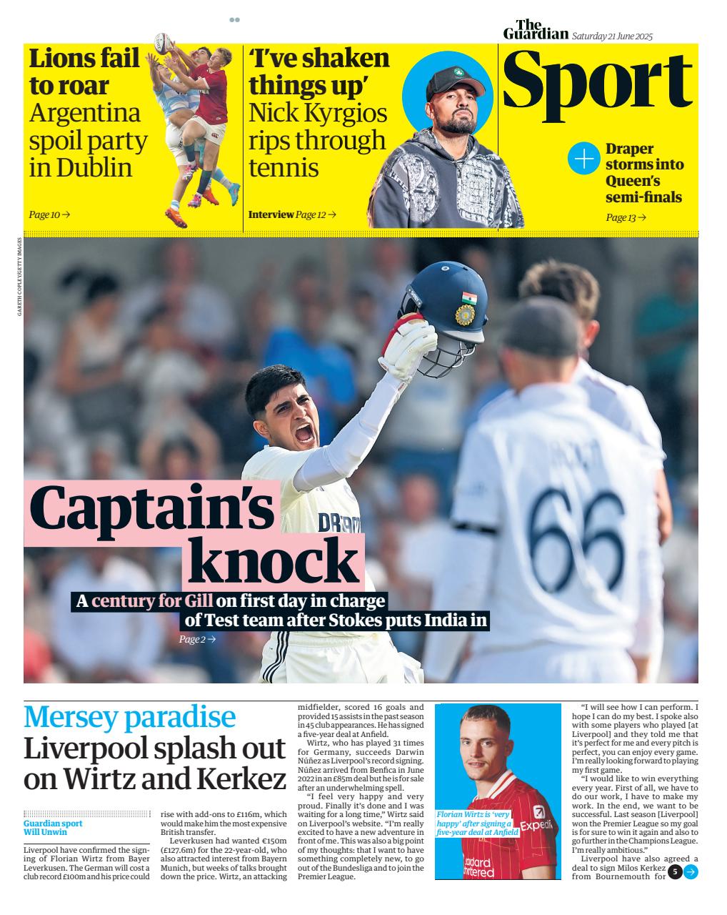 The Guardian Newspaper Preview Pages