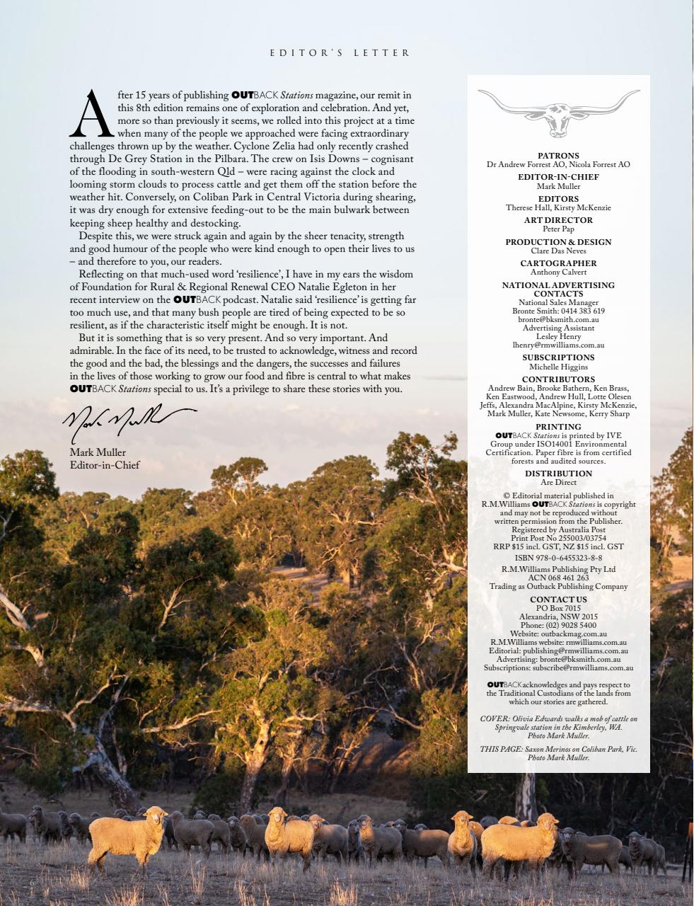 OUTBACK Magazine Preview Pages