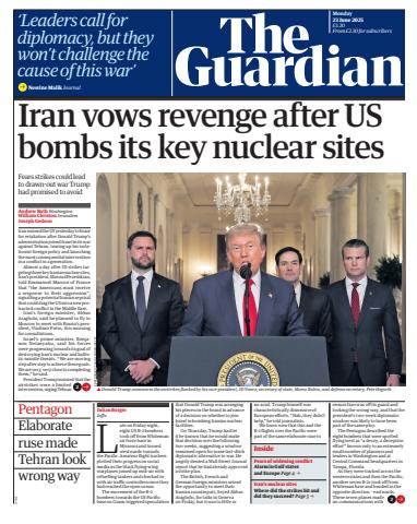 The Guardian Newspaper issue Monday, 23 June 2025