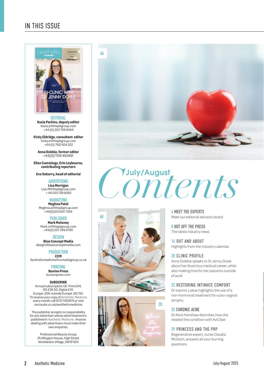 Aesthetic Medicine Preview Pages