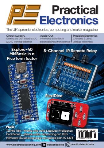 Practical Electronics issue Aug 2025