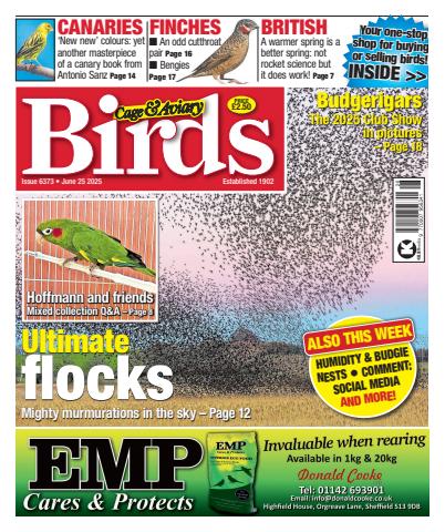 Cage & Aviary Birds issue 25th June 2025