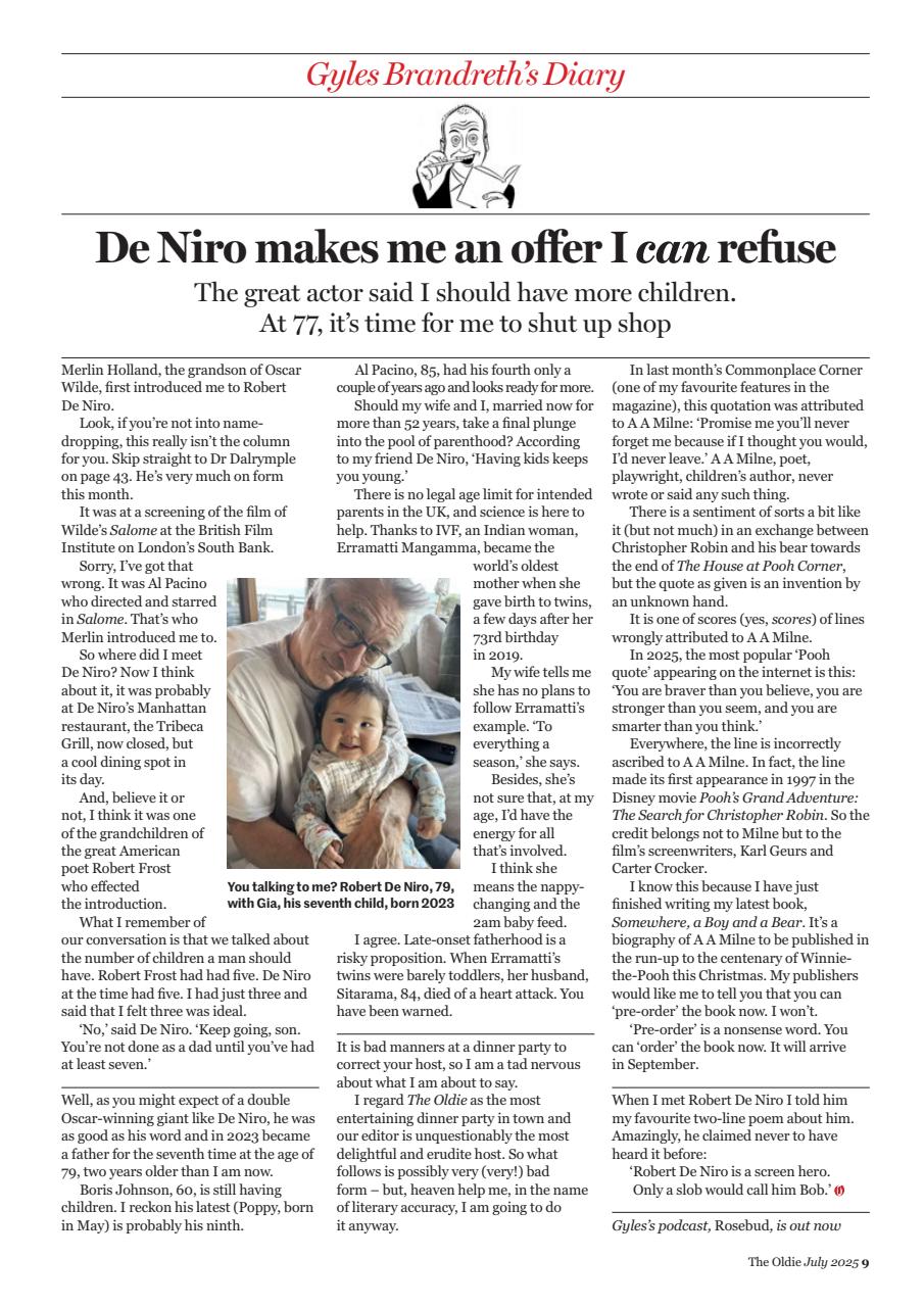 The Oldie Preview Pages