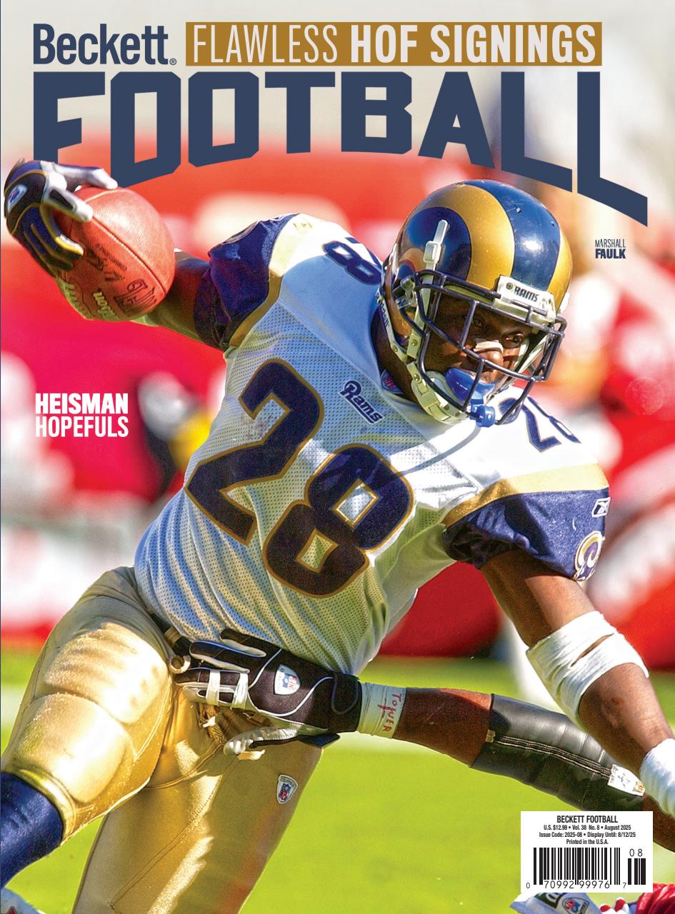 Beckett Football Magazine Preview Pages