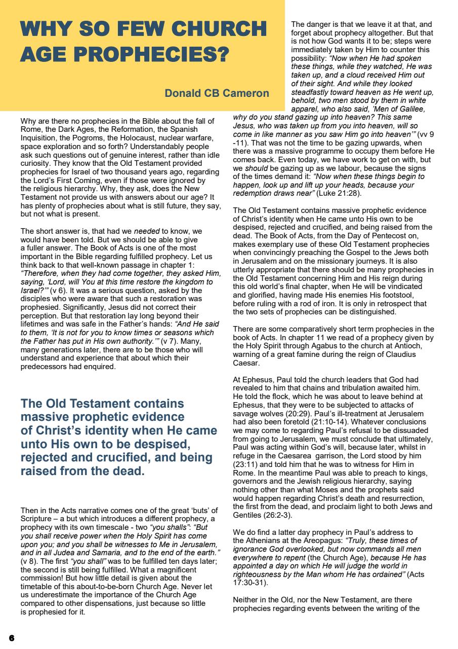 Prophetic Witness Preview Pages