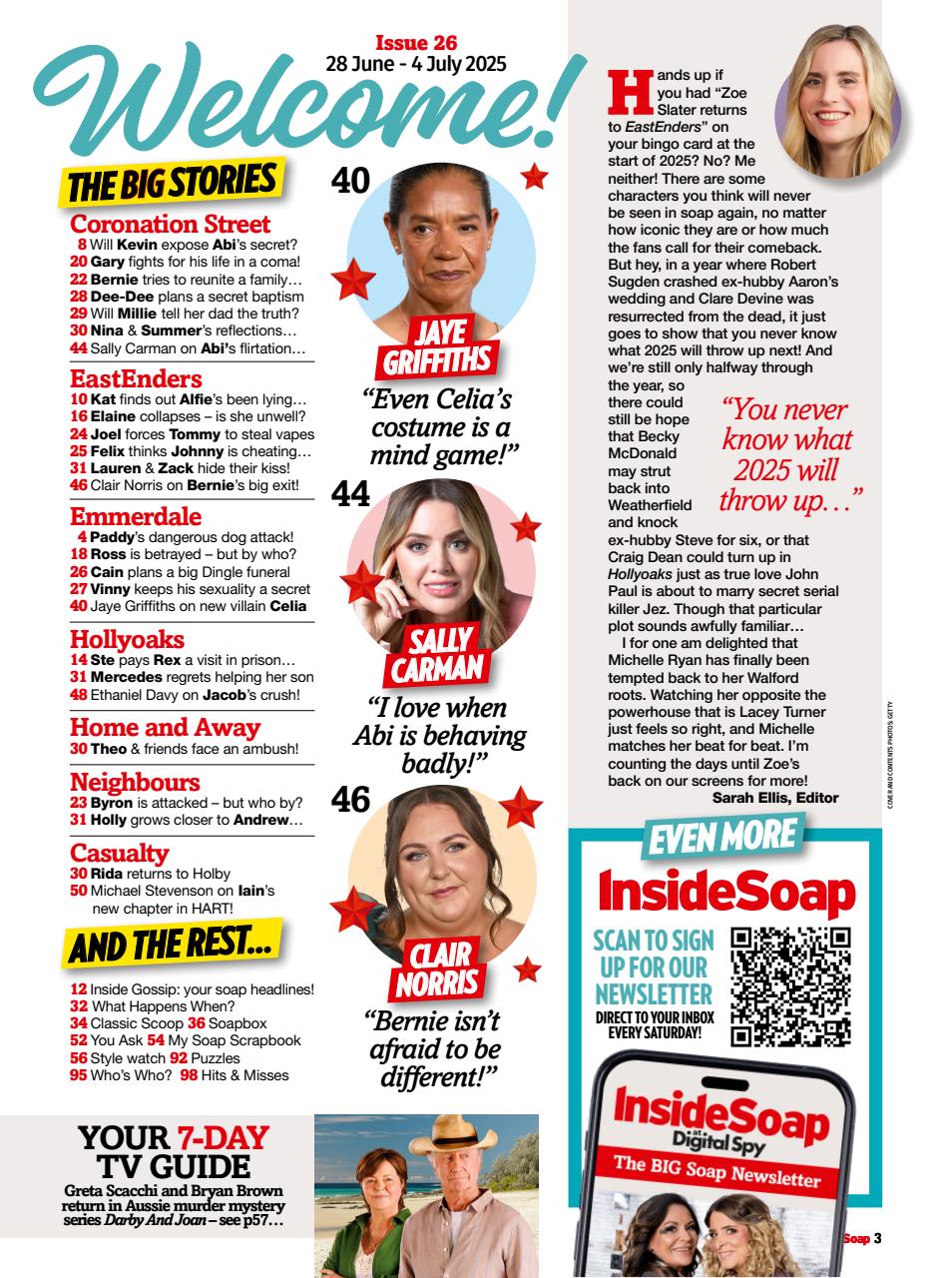 Inside Soap Preview Pages