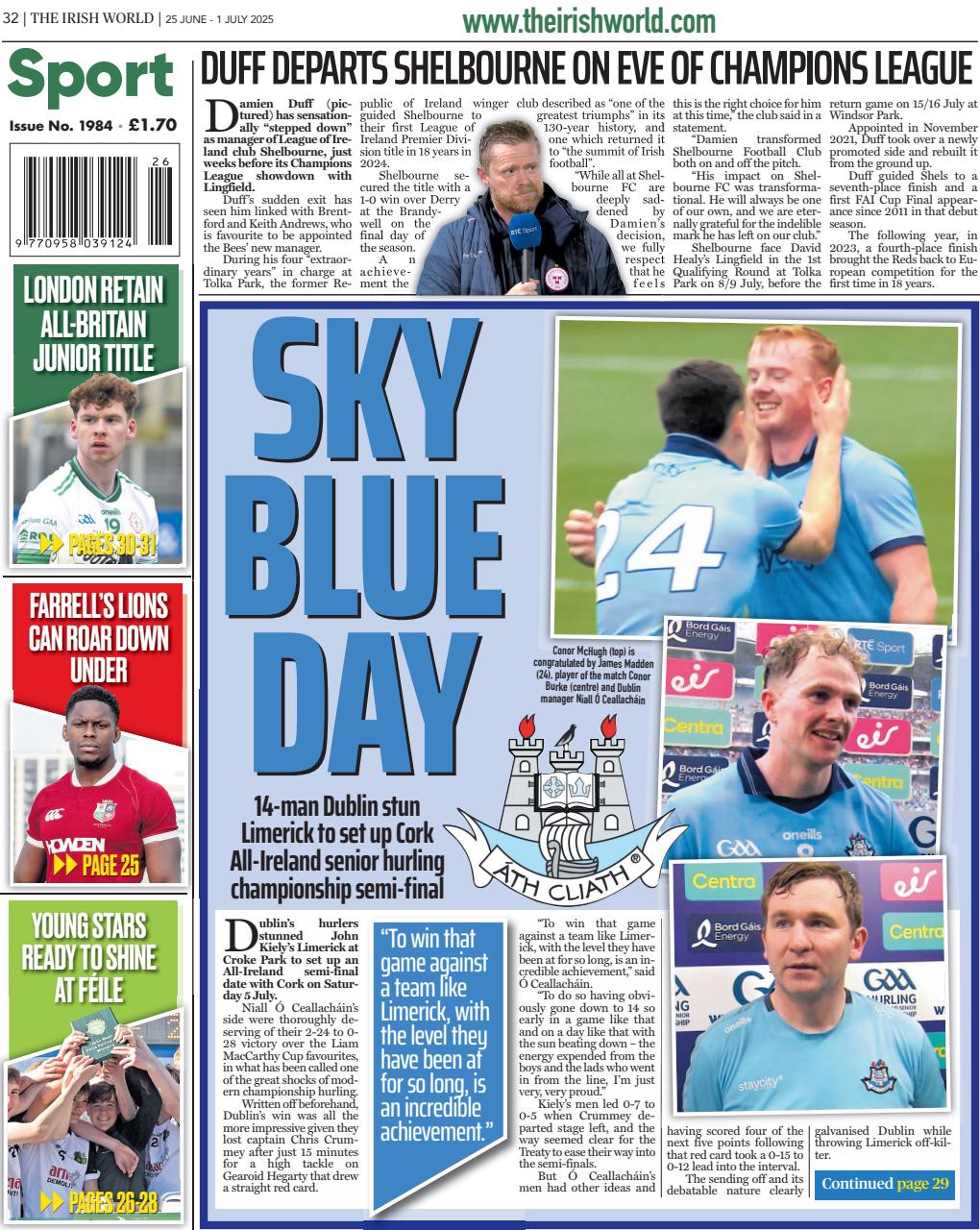 Irish World Preview Pages