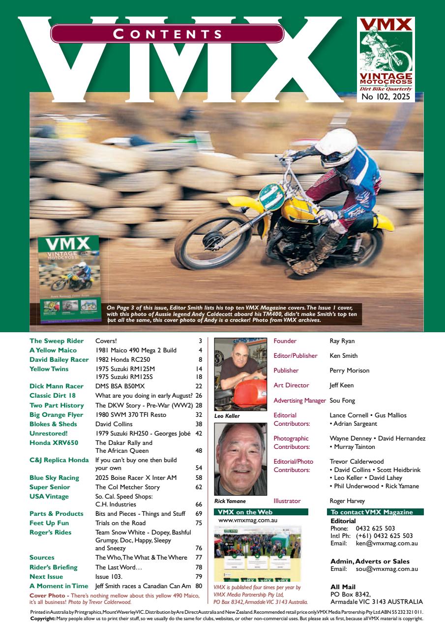 VMX Magazine Preview Pages