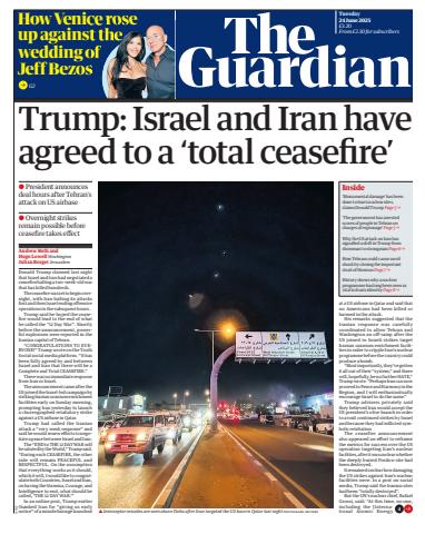 The Guardian Newspaper issue Tuesday, 24 June 2025