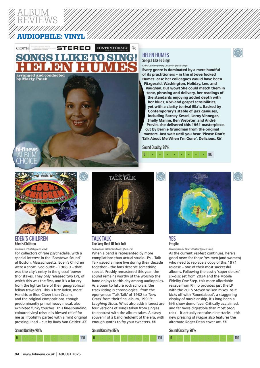 Hi-Fi News Preview Pages