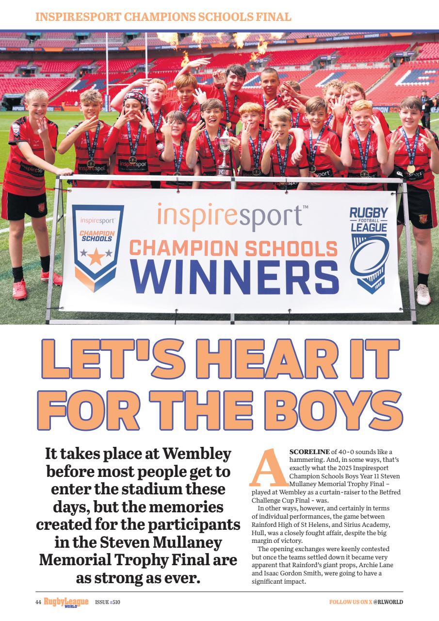 Rugby League World Preview Pages