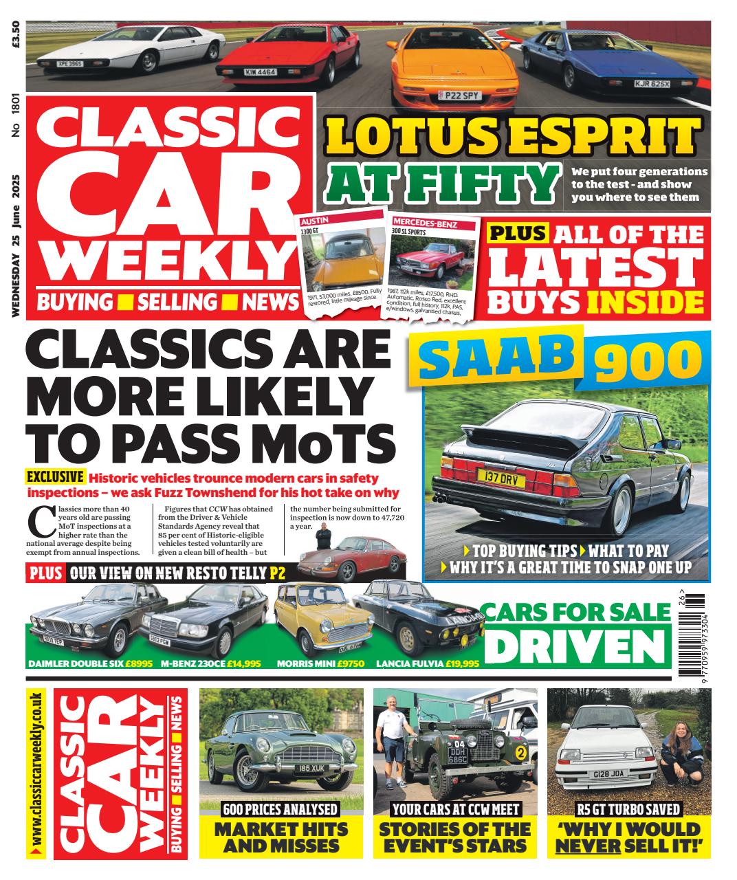 Classic Car Weekly Preview Pages