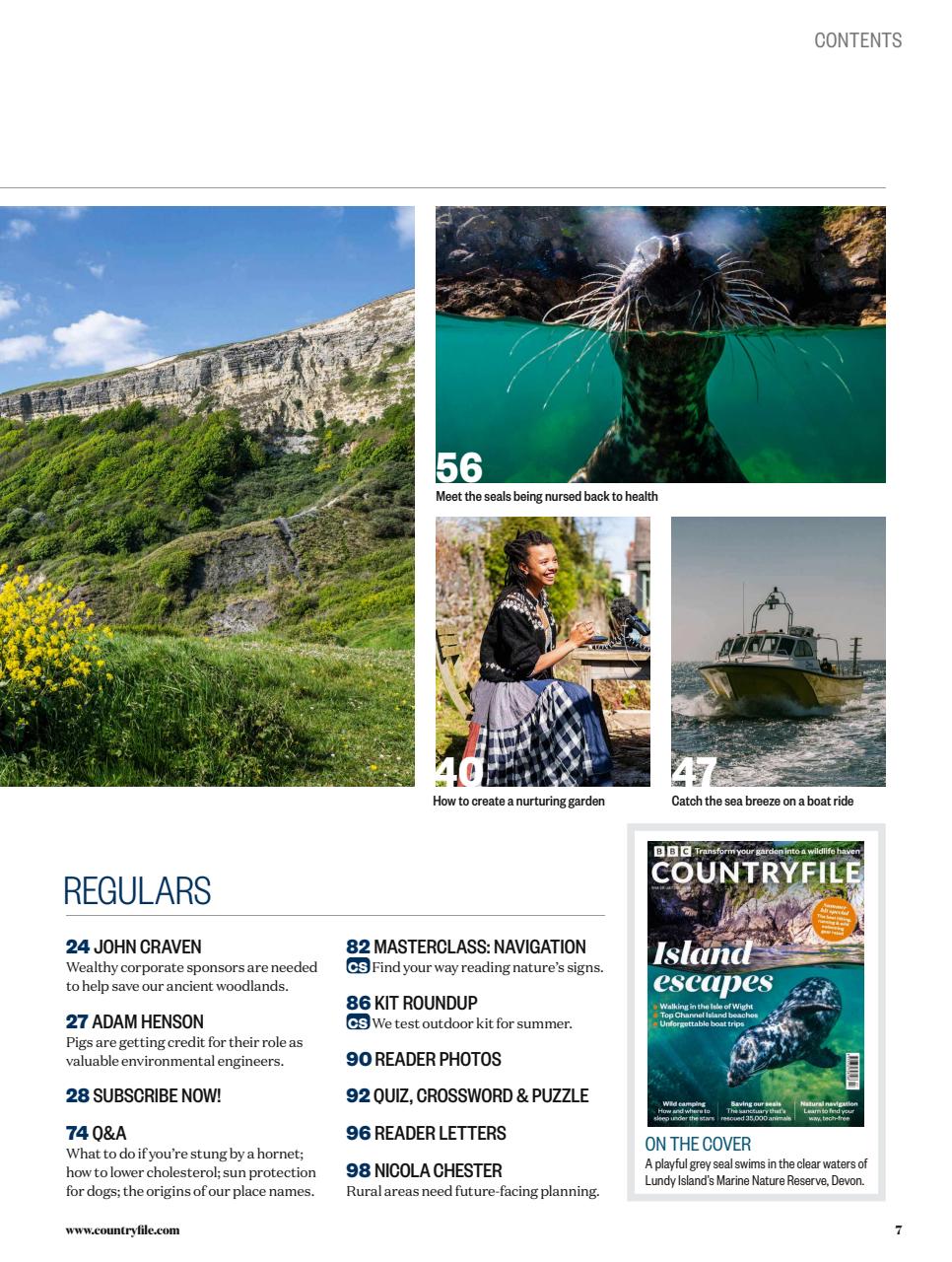 BBC Countryfile Magazine Preview Pages