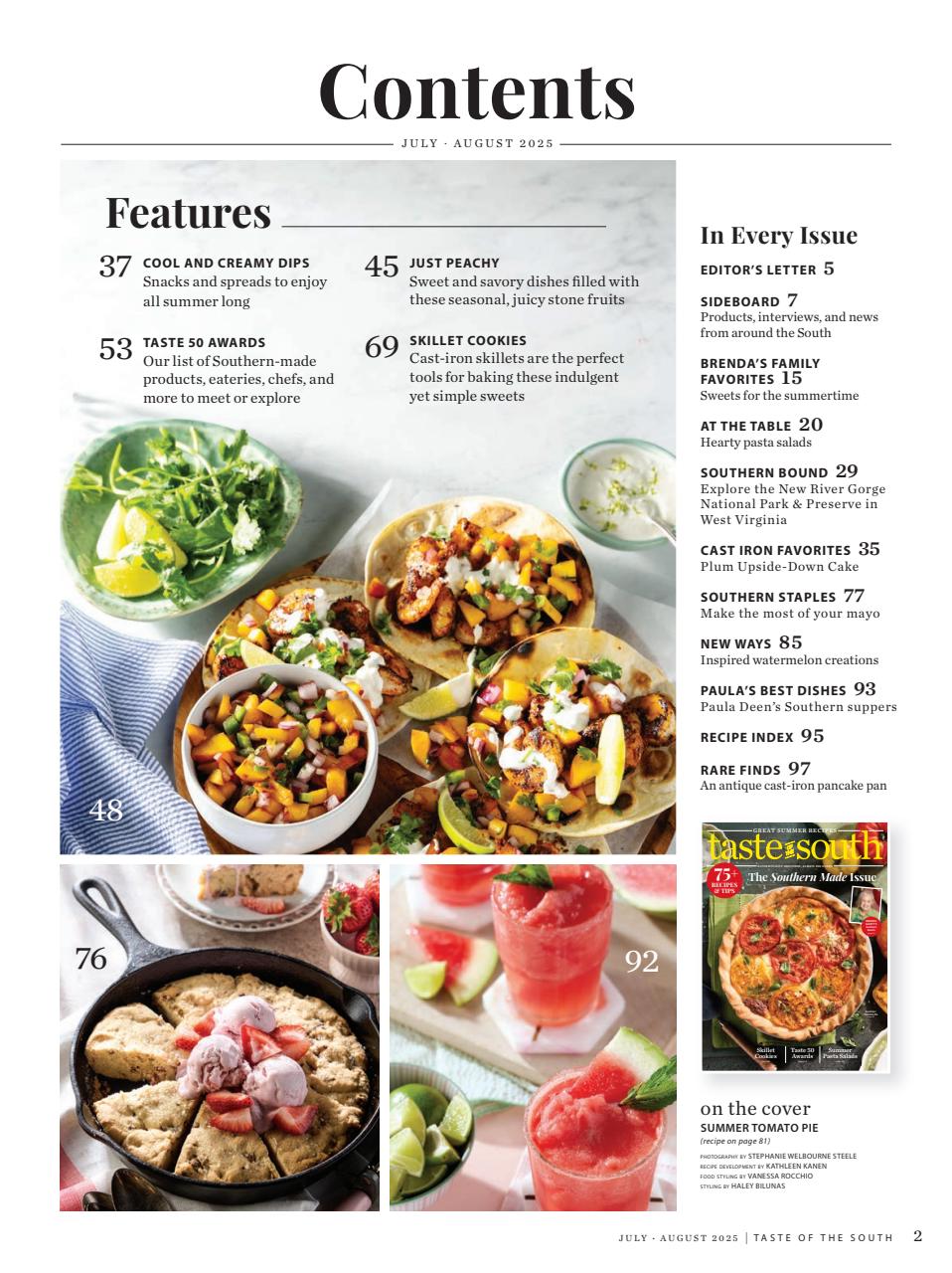 Taste of the South Preview Pages