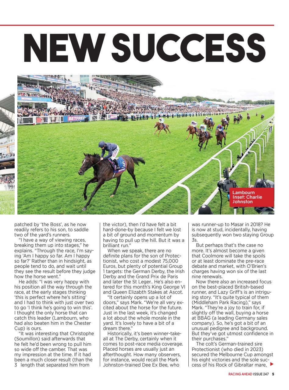Racing Ahead Preview Pages