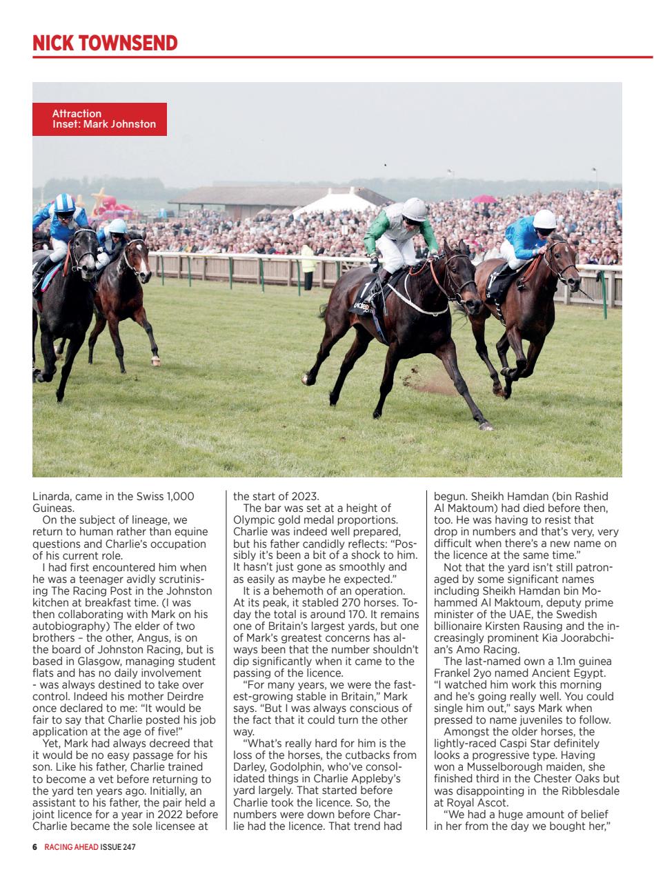 Racing Ahead Preview Pages