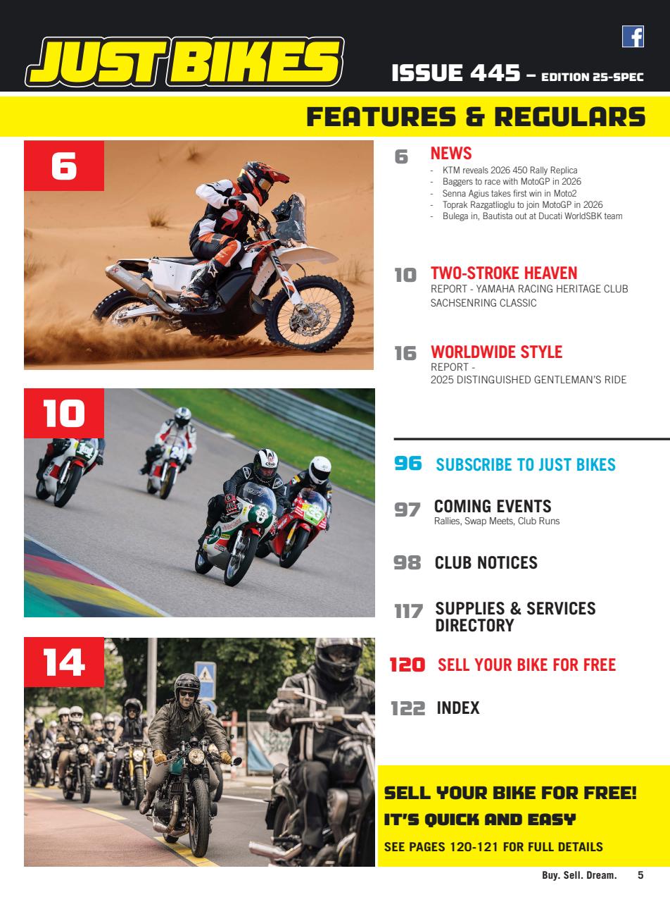 JUST BIKES Preview Pages