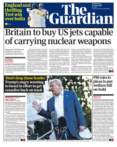 The Guardian Newspaper issue Wednesday, 25 June 2025