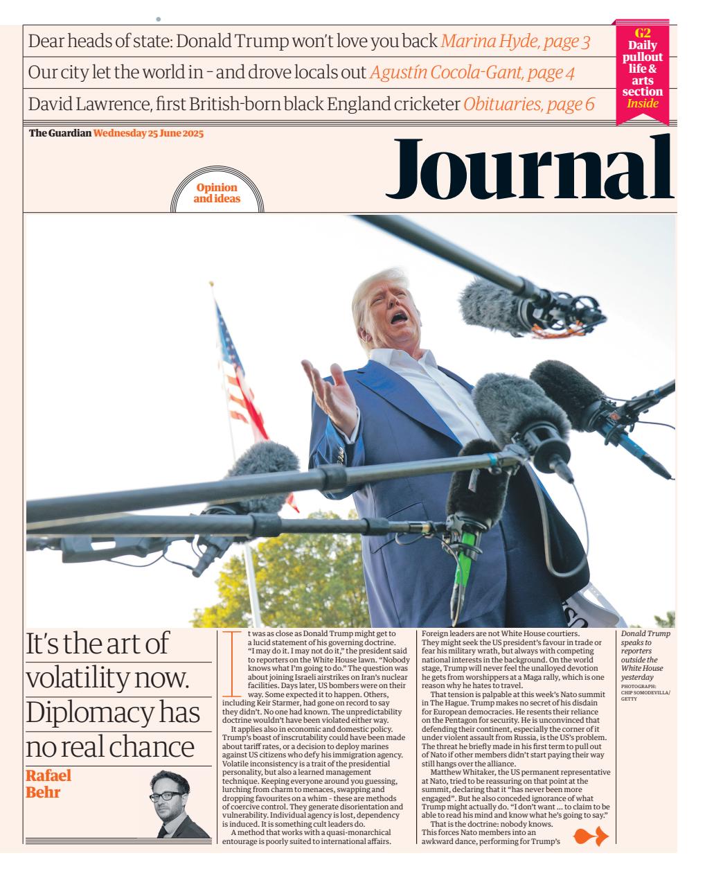 The Guardian Newspaper Preview Pages