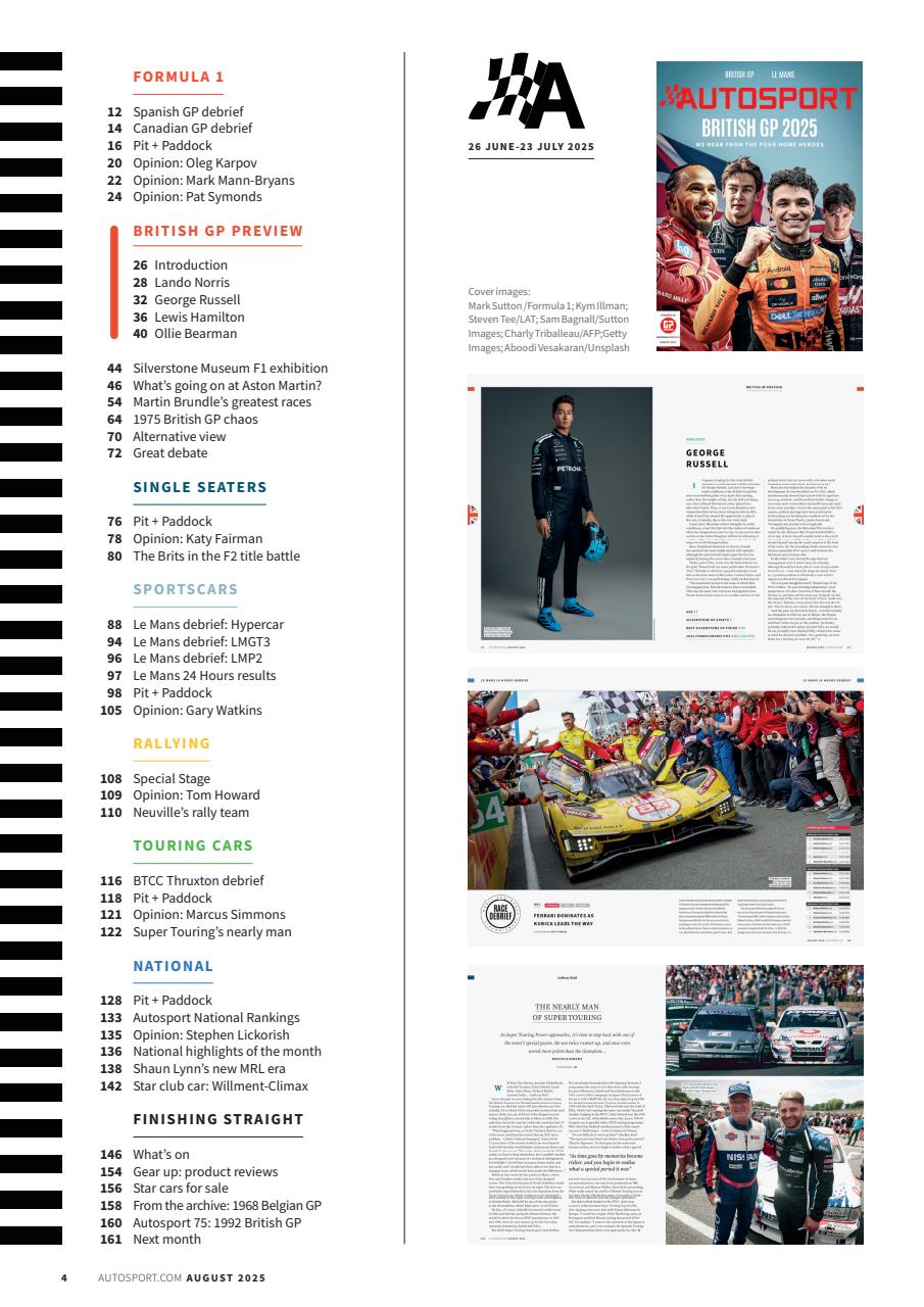 Autosport Preview Pages