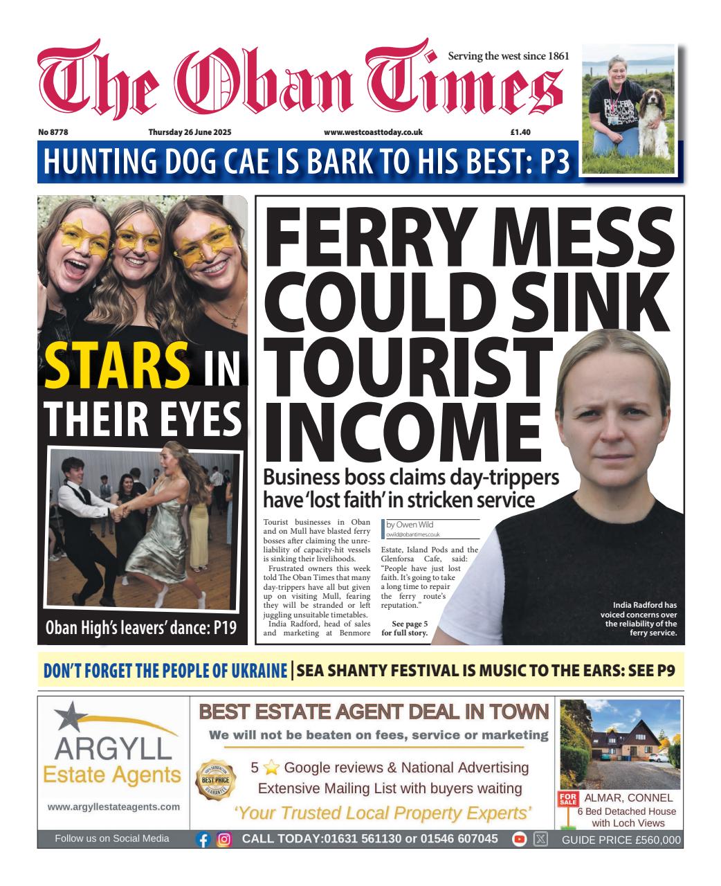 The Oban Times & Lochaber Times Preview Pages