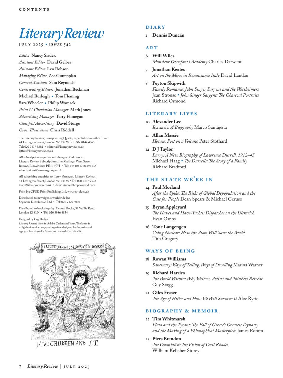 Literary Review Preview Pages