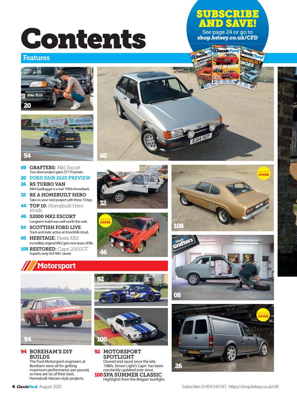 Classic Ford Preview Pages