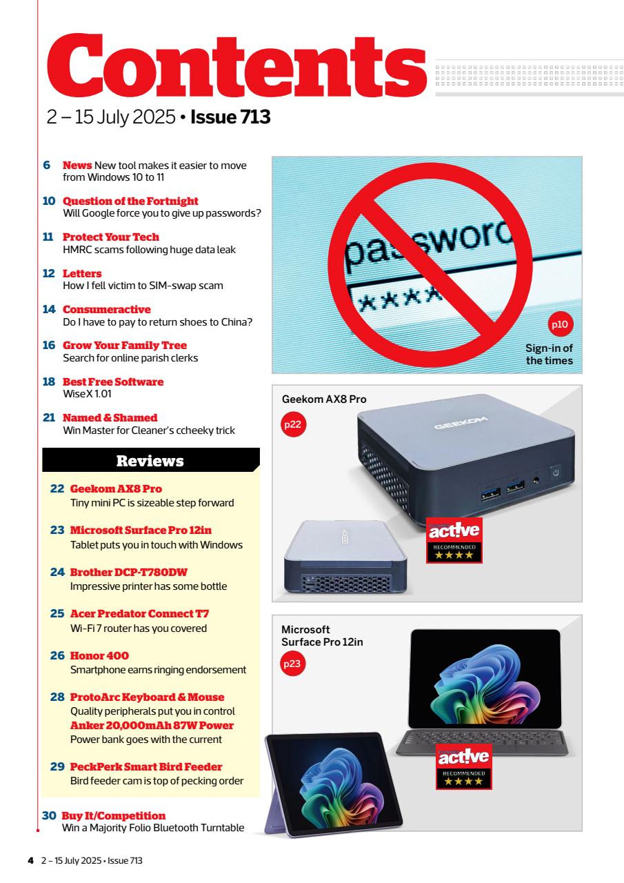 Computer Active Preview Pages